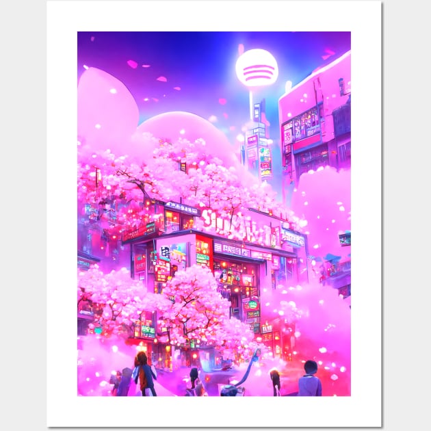 Japanese Harajuku Soda Shop Wall Art by DaysuCollege